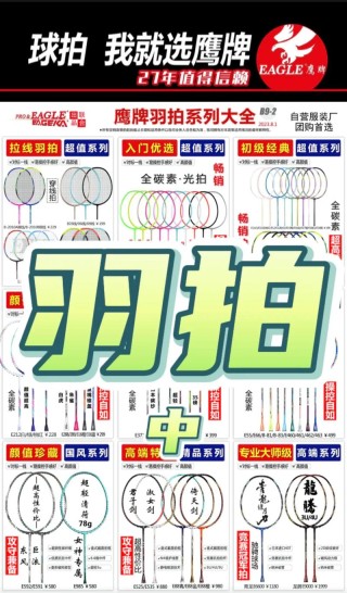 鹰牌羽毛球拍有哪些型号，鹰牌羽毛球拍有哪些型号的