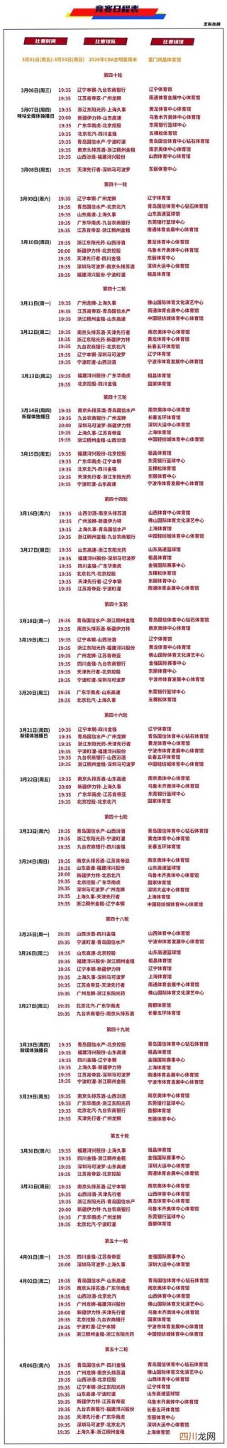 CBA宁波主场对阵表，宁波篮球cba？