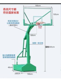 篮球场尺寸(球架高度)，篮球场篮球架距篮球场的位置？
