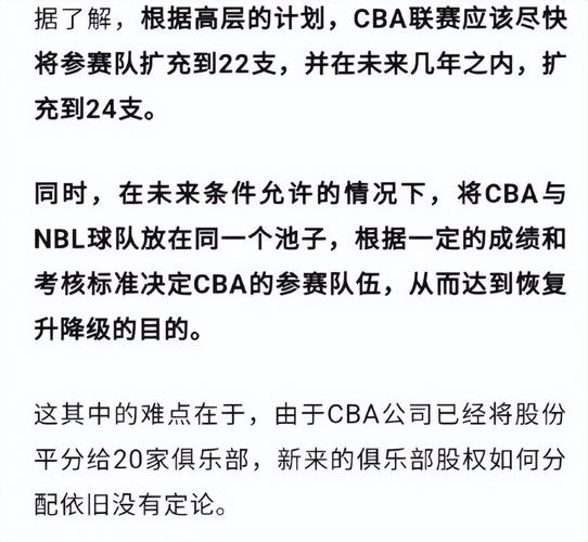cba没有升降级的吗，cba球队有升降级吗  第4张