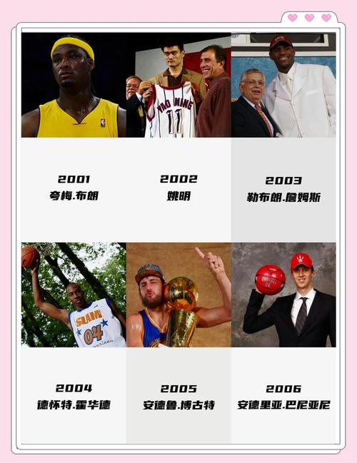 历届nba状元榜眼探花，nba历年状元秀探花秀？  第3张