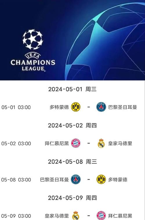 欧冠四强对阵是什么,欧冠四强阵容 第6张 欧冠四强对阵是什么,欧冠四强阵容 第6张
